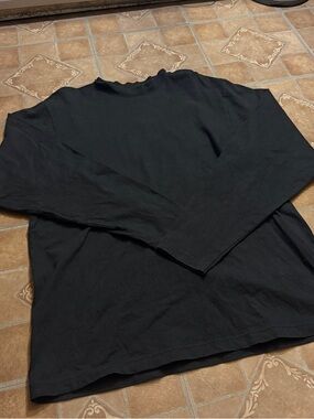 Yeezy Gap Unreleased Long Sleeve Tee - Black - Size Medium